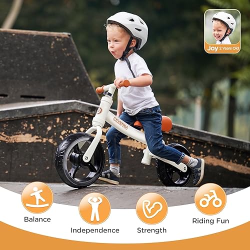 Miniatura 2 de Bicicleta de equilibrio para niños de 2 años de edad, 1 a 4 años, juguete de bicicleta sin pedal, asiento ajustable, regalo para niños de 2 a 3 años