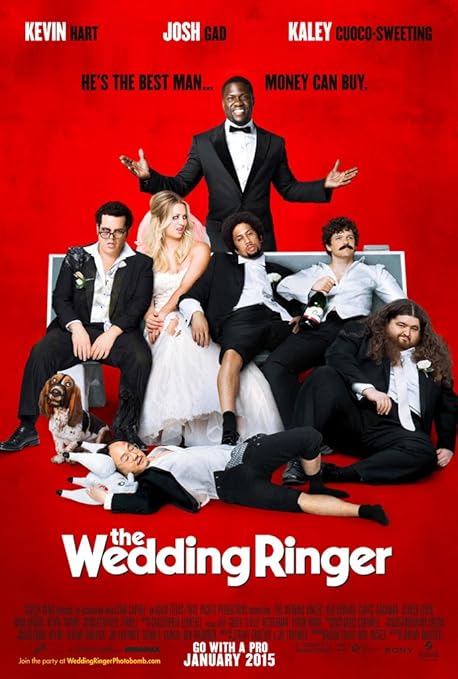 Amazon Com The Wedding Ringer Movie Poster 2 Sided Original 27x40 Josh Gad Kevin Hart Posters Prints