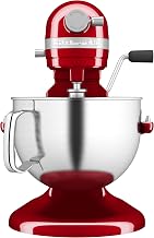 Artisan Bowl-Lift Stand Mixer, 5.6L Stainless Steel Bowl, 11 Speeds & Soft Start, Heavy Duty Full Metal Construction, Kneads 3.7kg Dough, Empire Red