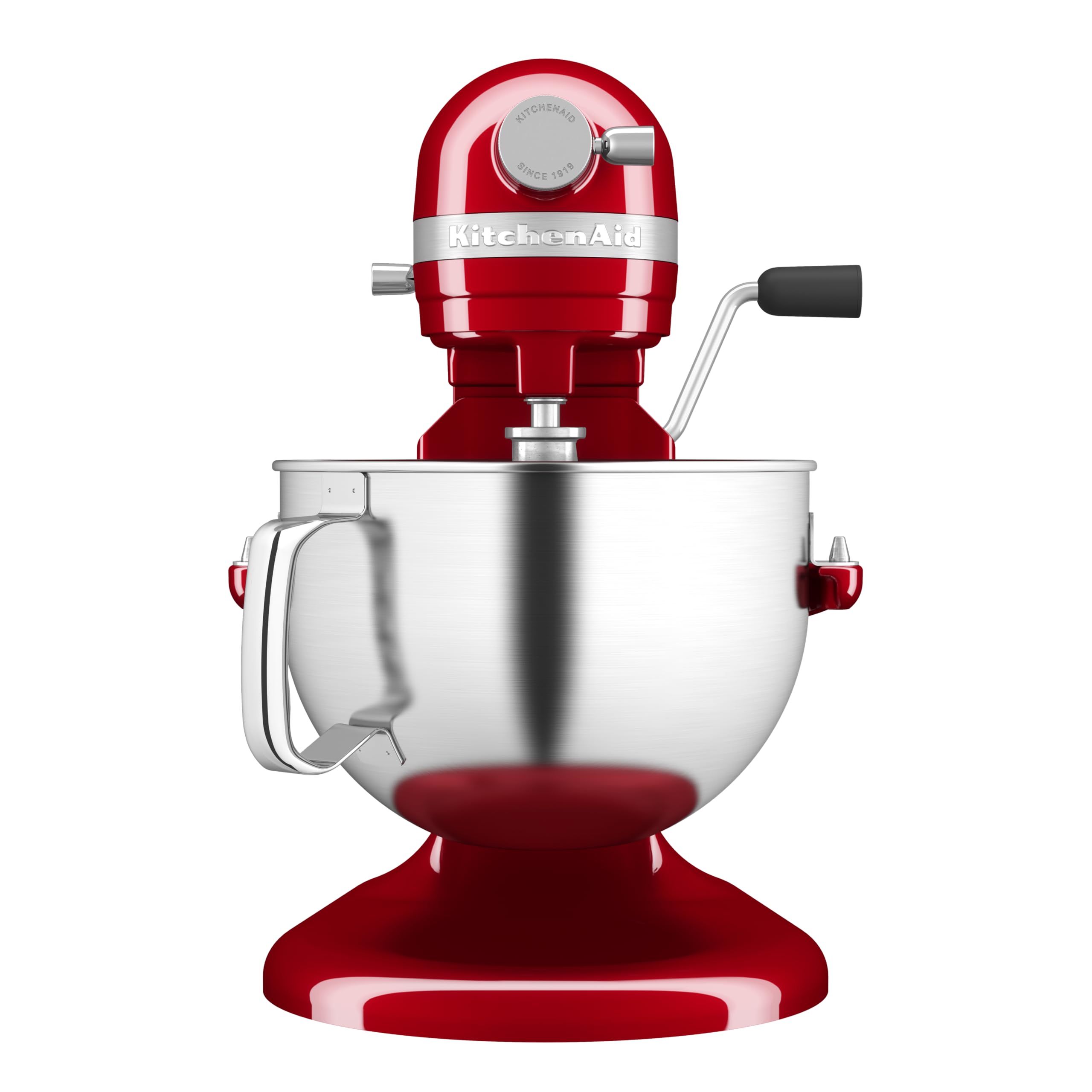 KitchenAid Artisan Bowl-Lift Stand Mixer, 5.6L Stainless Steel Bowl, 11 Speeds & Soft Start, Heavy Duty Full Metal Construction, Kneads 3.7kg Dough, Empire Red
