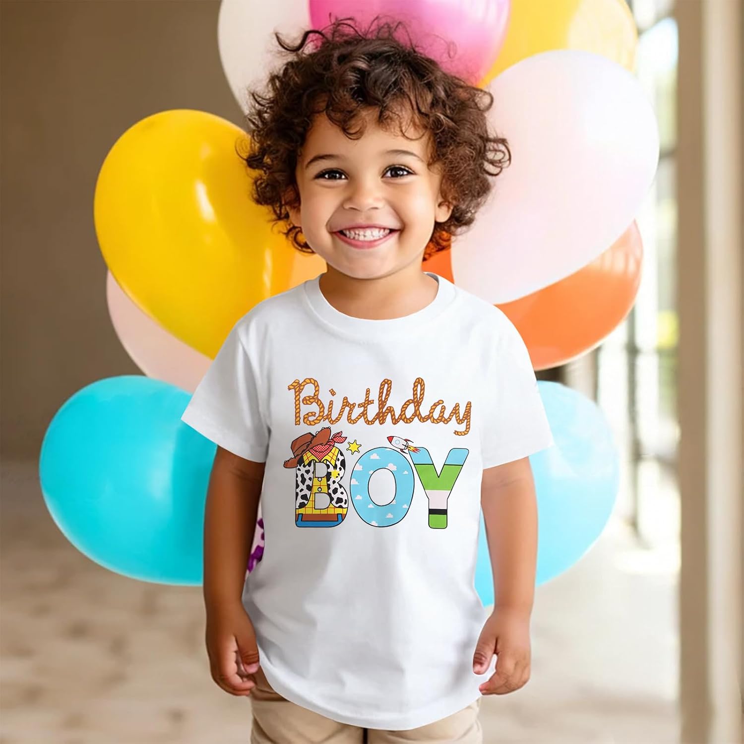 KEKEMI Birthday Boy Shirt Toddler Baby Boys 1st 2nd 3rd 4th 5th 6th Birthday Party T Shirt B-Day Outfit Cute Summer Tees Tops - Image 3