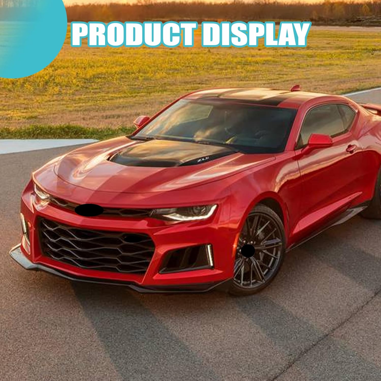 2PCS Front Fender Liner Inner Panel Left & Right Side Compatible with 2016-2024 Chevy Camaro Replacement for GM1248296 GM1249296 84922604 84922606