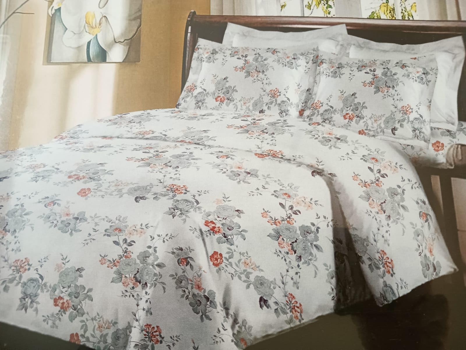 Bombay Dyeing Floral Extra Large Super Queen 108/100 Queen Size-picture-31