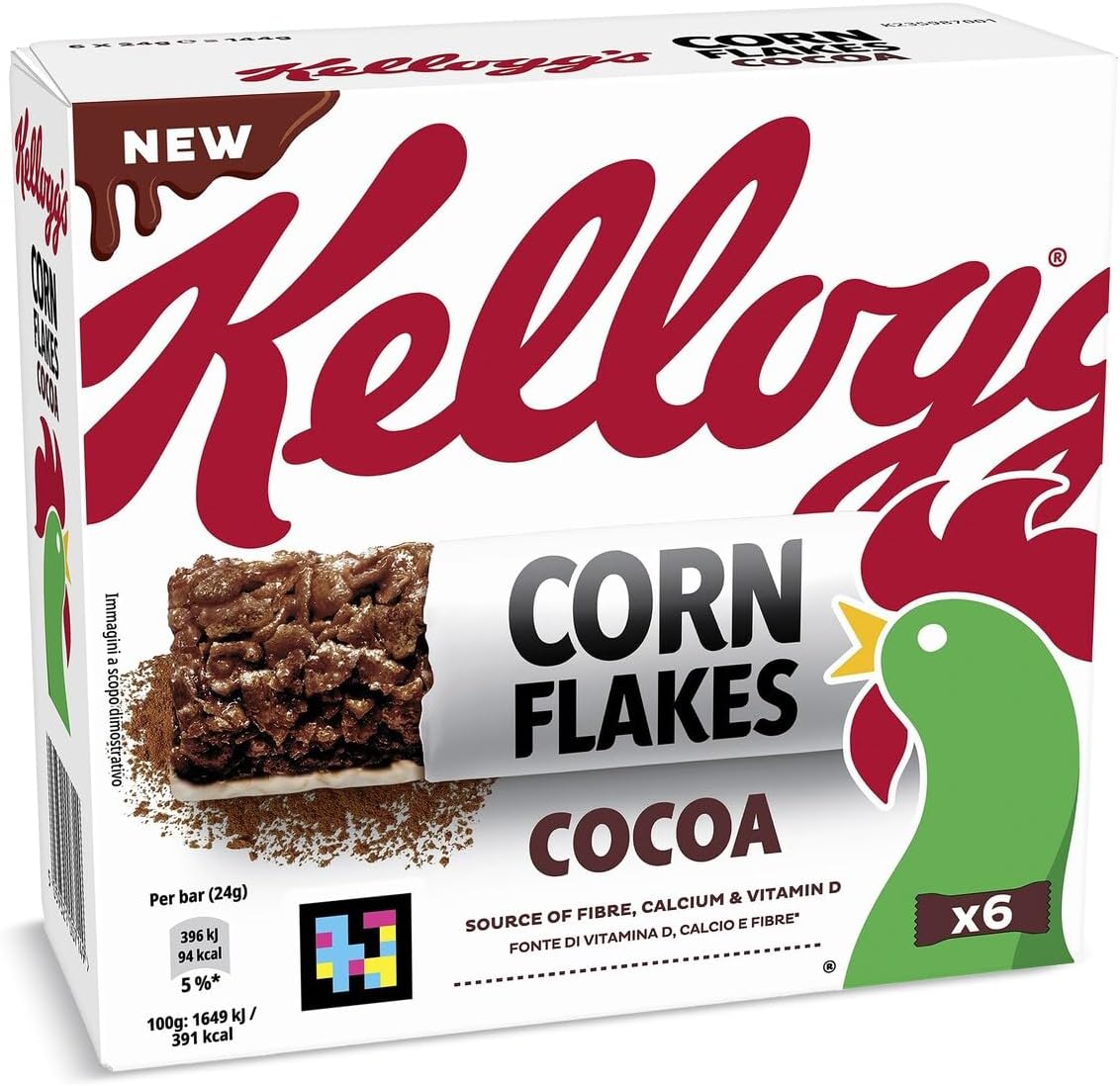 Caja de 6 barritas Corn Flakes Chocolate por 2,37€ en compra recurrente ¡¡Compra 2 por el precio de 1!!