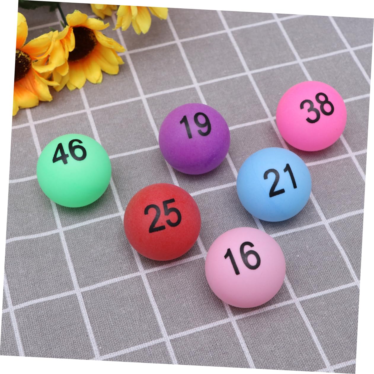 YARNOW 100 Piezas Tenis de Mesa Numbers Game Water Balls Bolas de Loteria para Fiesta Bolas de Cerveza de Loteria Pelotas de Pong numeradas Mini Pong Pelota de Actividad niño