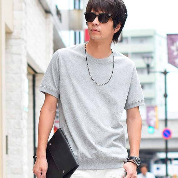 Amazon 半袖スウェット メンズ 半袖 スウェット Tシャツ モノトーン サイドパネルリブ付tシャツ メンズファッション 夏 夏物 T257 4254 01 4カラーm L Xl グレー Xlサイズ Tシャツ カットソー 通販 Amazon 半袖スウェット メンズ 半袖 スウェット Tシャツ モノトーン サイドパネルリブ付tシャツ メンズファッション 夏 夏物 T257 4254 01 4カラーm L Xl グレー Xlサイズ Tシャツ カットソー 通販