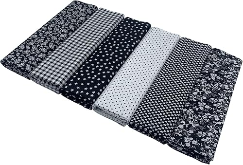 Miniatura 5 de aufodara 6 piezas de 19.6 x 31.4 pulgadas (19.7 in x 31.5 in) de tela de algodón precortada rectangular de algodón para manualidades, paquete de