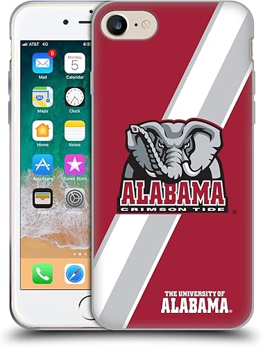 Miniatura 395 de Head Case Designs Funda de gel con logotipo oficial de la Universidad de Alabama UA [protección de grado militar] compatible con Apple iPhone 11
