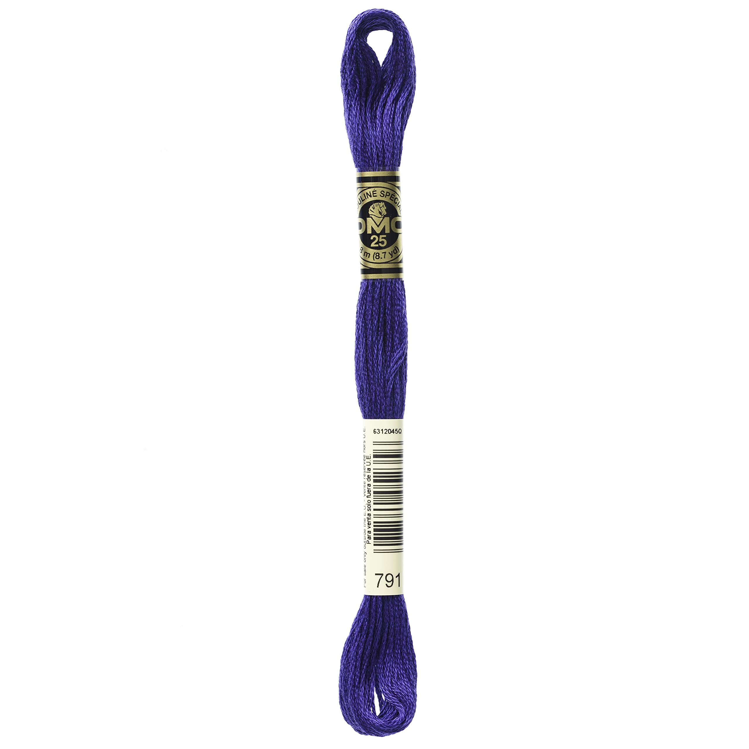 DMC 6-Strand Embroidery Cotton Floss, Very Dark Cornflower Blue