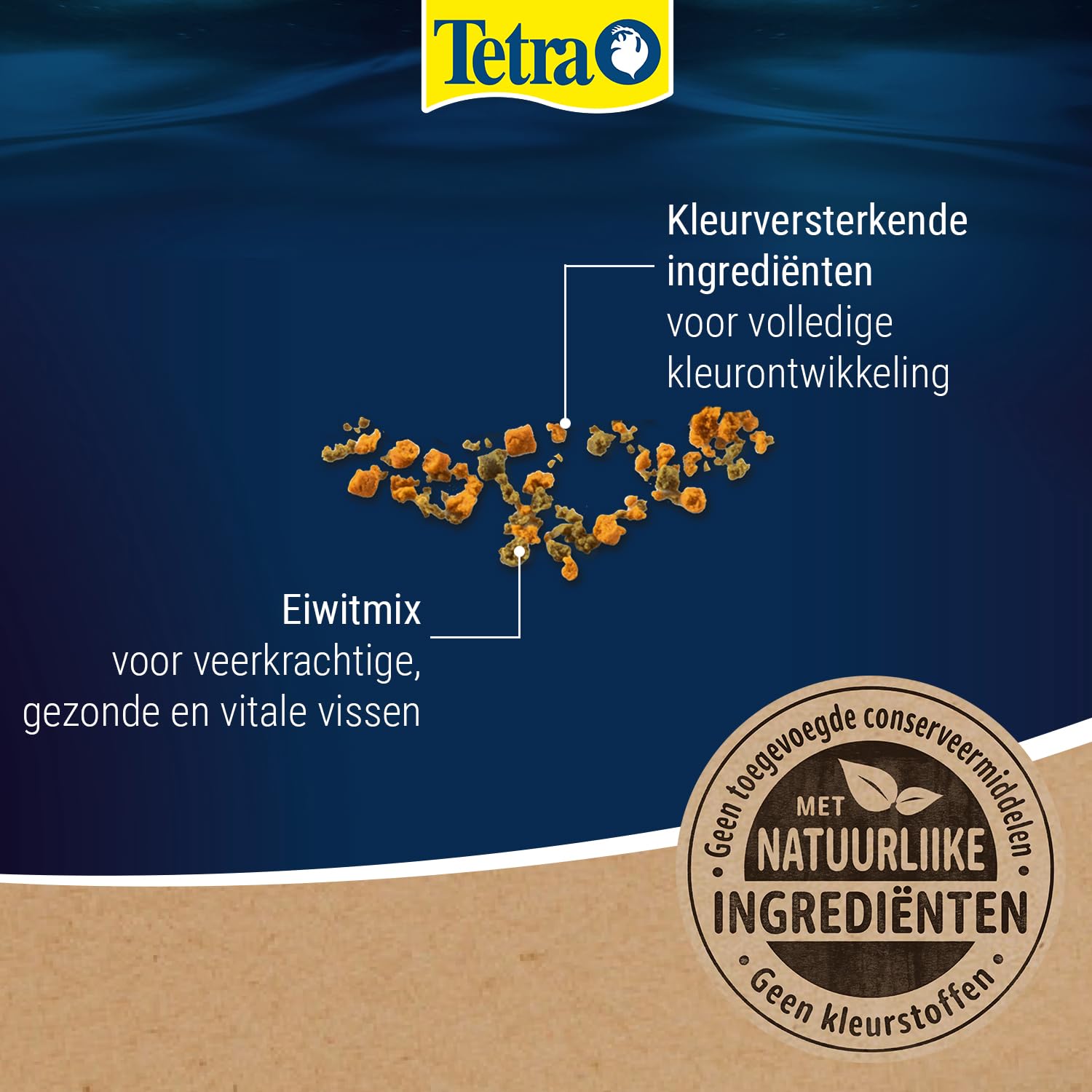 Tetra Rubin Granules – karma dla ryb w postaci granulatu z naturalnymi wzmacniaczami kolorów, idealna dla wszystkich ryb w środkowej warstwie wodnej akwarium, puszka 250 ml