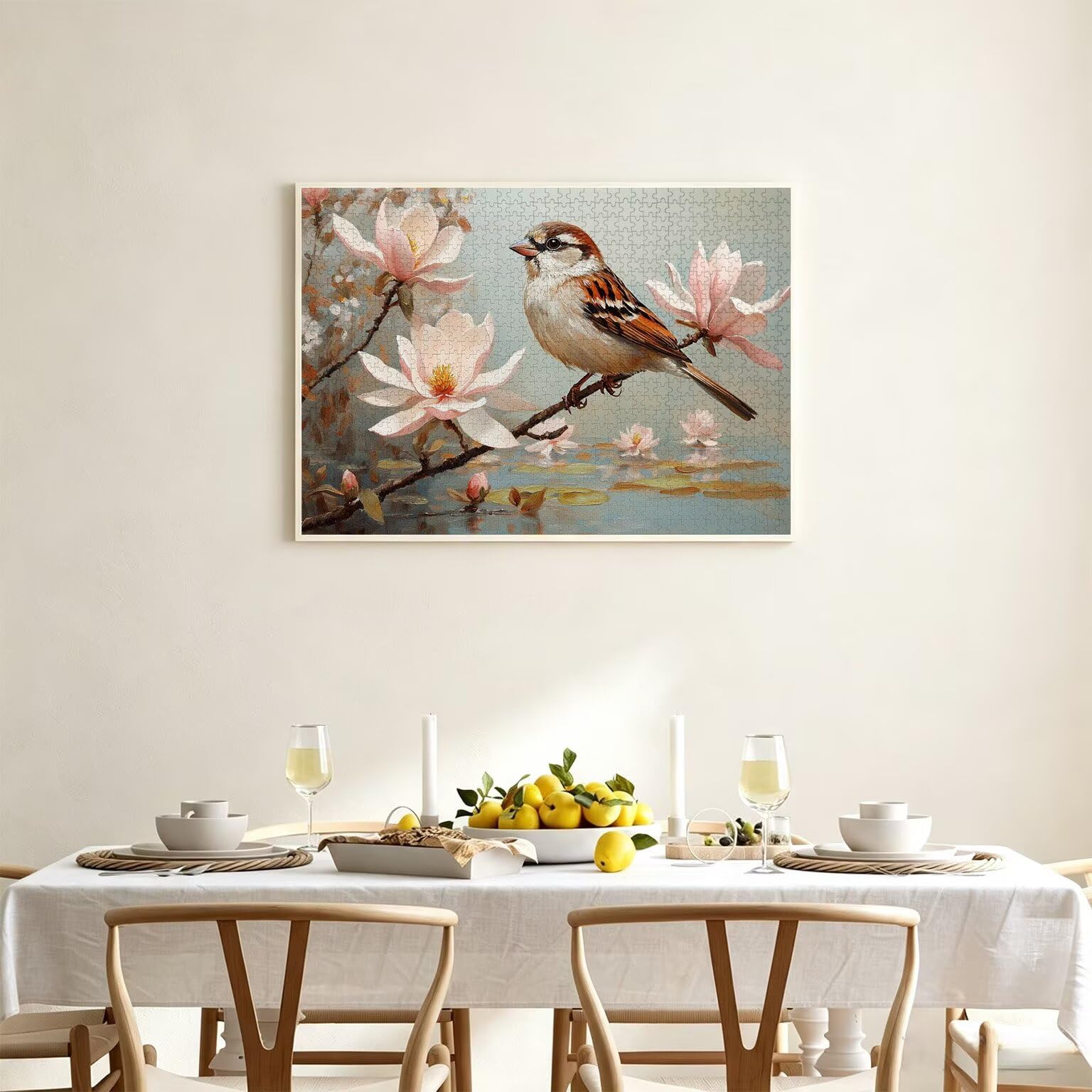 Puzzle dla dorosłych 6000, kwiat wróbel, 179 x 105 cm, n-278