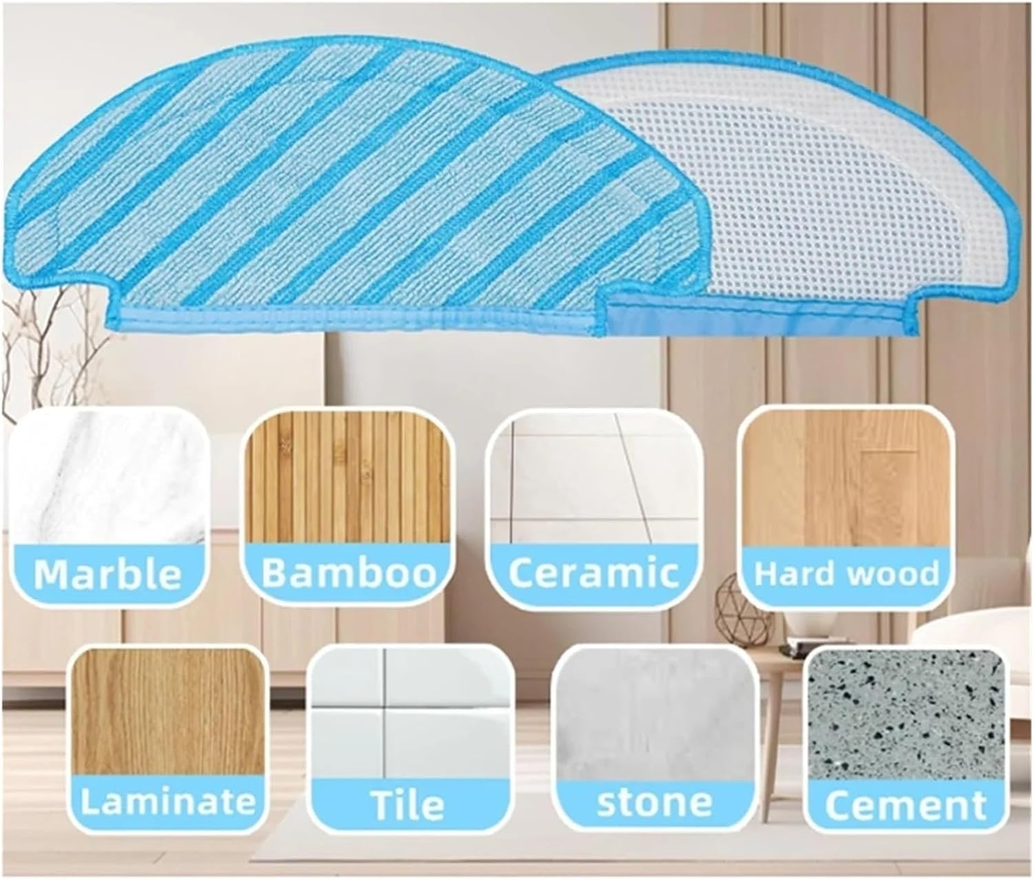 A61I Water Tank Mop Holder Mop Cloth Replacement,Compatible for Deebot, 920 T5 950 Robot Vacuum Cleaner Part