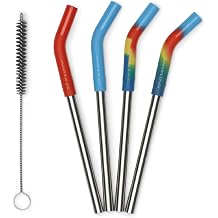 Klean Kanteen Short Multi Color Straws 4 Pack, 1 EA
