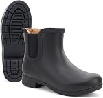 Chooka womens Waterproof Plush Chelsea Bootie Rain Boot