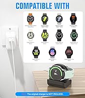 Vista 2 de MoKo Paquete de 1 soporte de cargador compatible con Samsung Galaxy 8 7 6 5 1.575 in 1.732 in8 Classic 1.811 inUltra 1.850 in6 Classic 1.693 in