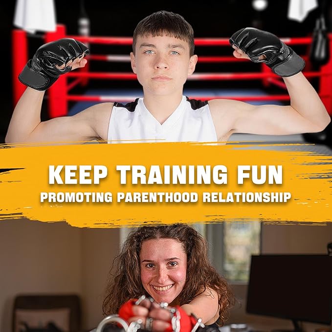 Guantes de Boxeo Sparring Cuero Sintético para Entrenamiento miniatura 6