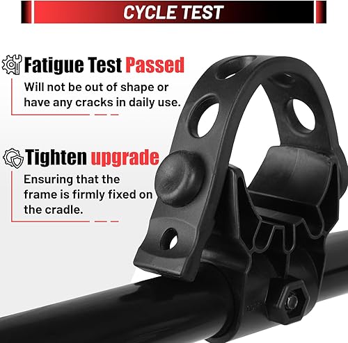 Miniatura 4 de Forwode Soporte de enganche para bicicletas de 2 x 35 libras, soporte de enganche de bicicleta para automóvil, plegable, sin tambaleo, bloqueo de