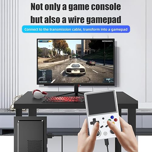 Miniatura 3 de RG353V Consola de juegos portátil RG353V Consola de videojuegos 3.5 "Pantalla IPS Android 11 y sistema Linux RK3566 64bit Reproductor de juegos