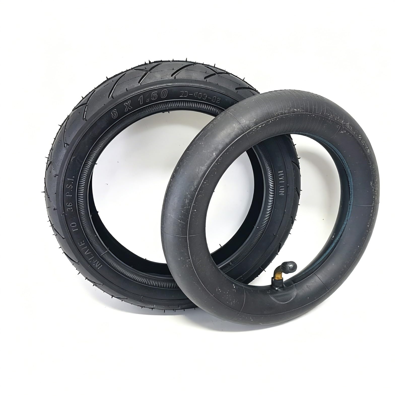 8x1.5 Tire Replacement Tyer and Inner Tube Set for Kinderkraft Pram