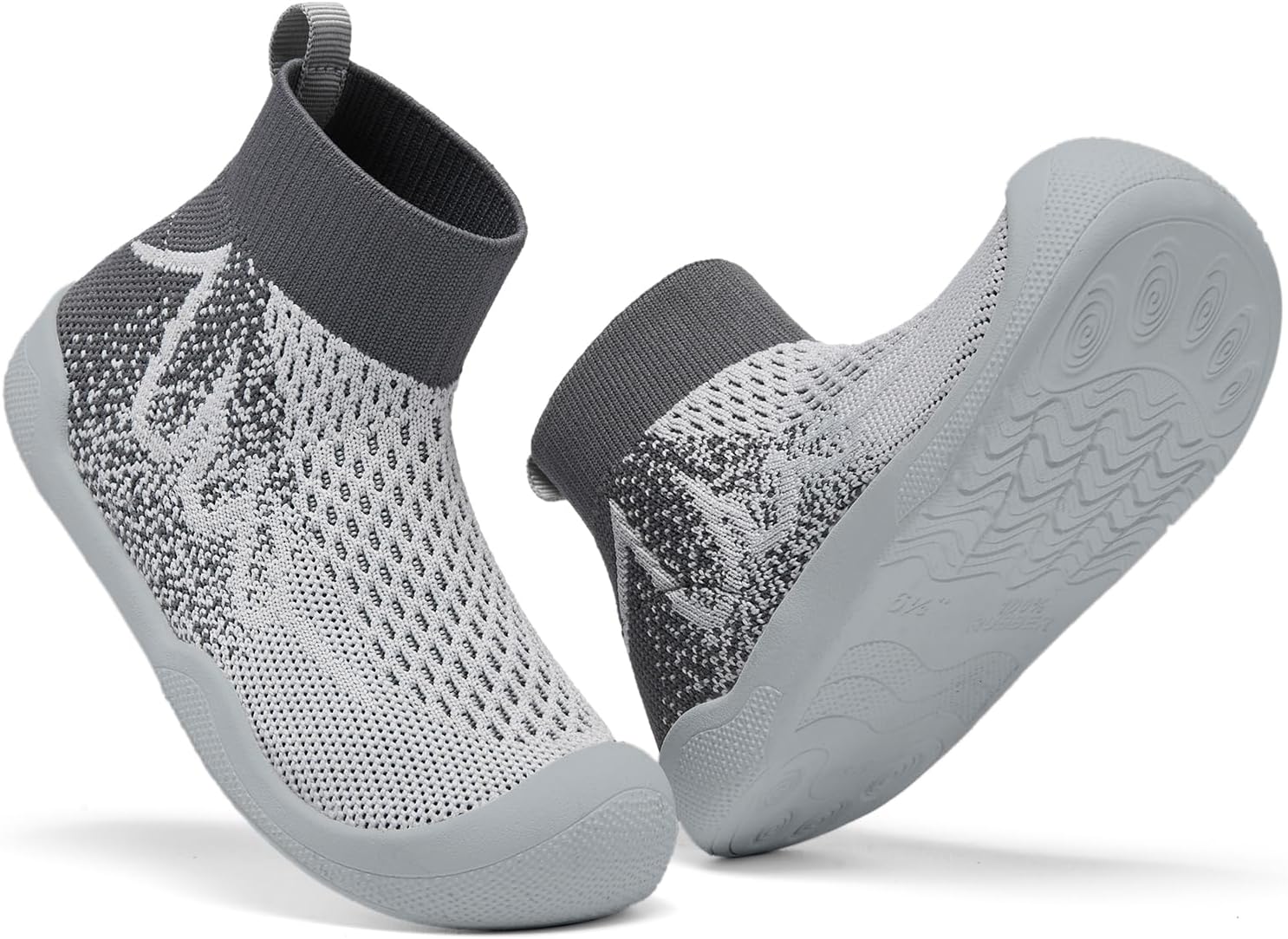 Toddler Socks Wrestling Shoes - Barefoot Wide Last Sports Shoes with Arch Support for Children Aged 2-8, Non Slip Sole and Reinforced Toe, Machine Washable