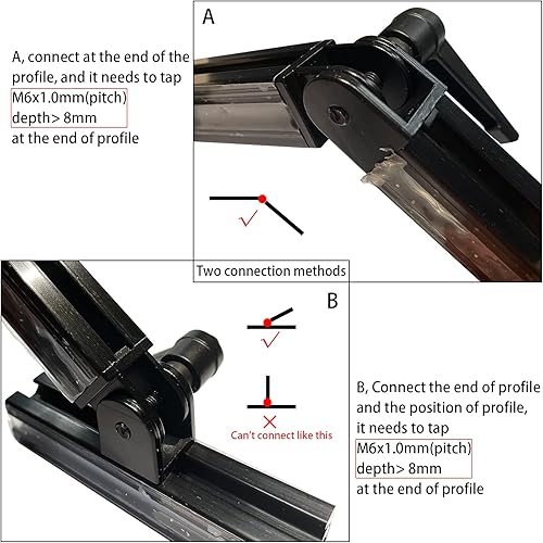 Miniatura 135 de 20 juegos 2020 de extrusión de aluminio 2020 soporte de esquina con ranura en T Serie 20 Hardware extruido conector de ángulo recto de 90 grados