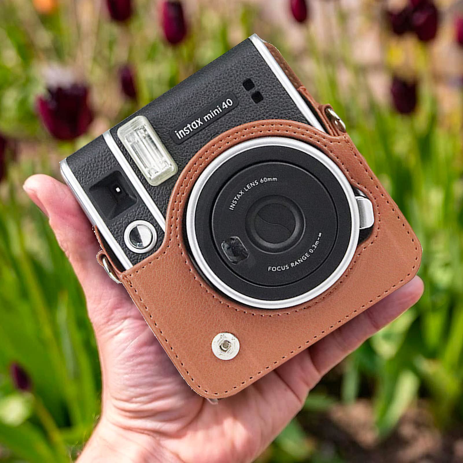 Amazon.com : Camera Case for Fujifilm Instax Mini 40 Case, Leather 
