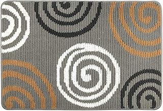 U'Artlines Zerbino Ingresso Casa a Basso Profilo Assorbente d'acqua Super Tappeto Ingresso Esterno Antiscivolo Lavabili in Lavatrice per Pavimento Morbido (49×79cm grigio)