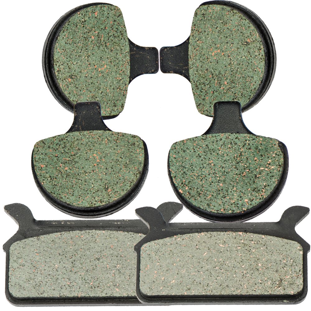 Foreverun Motor Front and Rear Brake Pads replacement for Harley Davidson FLT FLHT FLHTCI Ultra Glide FLHR FLHRCI Road King 1986-1999