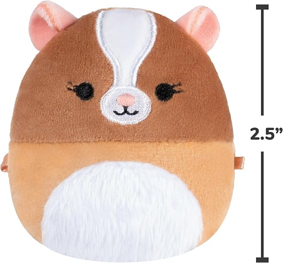 Micromallows Squishmallows Original Plush 10-Pack - 2.5 Inch Plush - Pink Bigfoot, Yellow Chick, Chicken Nugget, Mushroom, Hummingbird, Grey Dog, Green Soda, Guinea Pig, Strawberry Jam, Sea Bunny