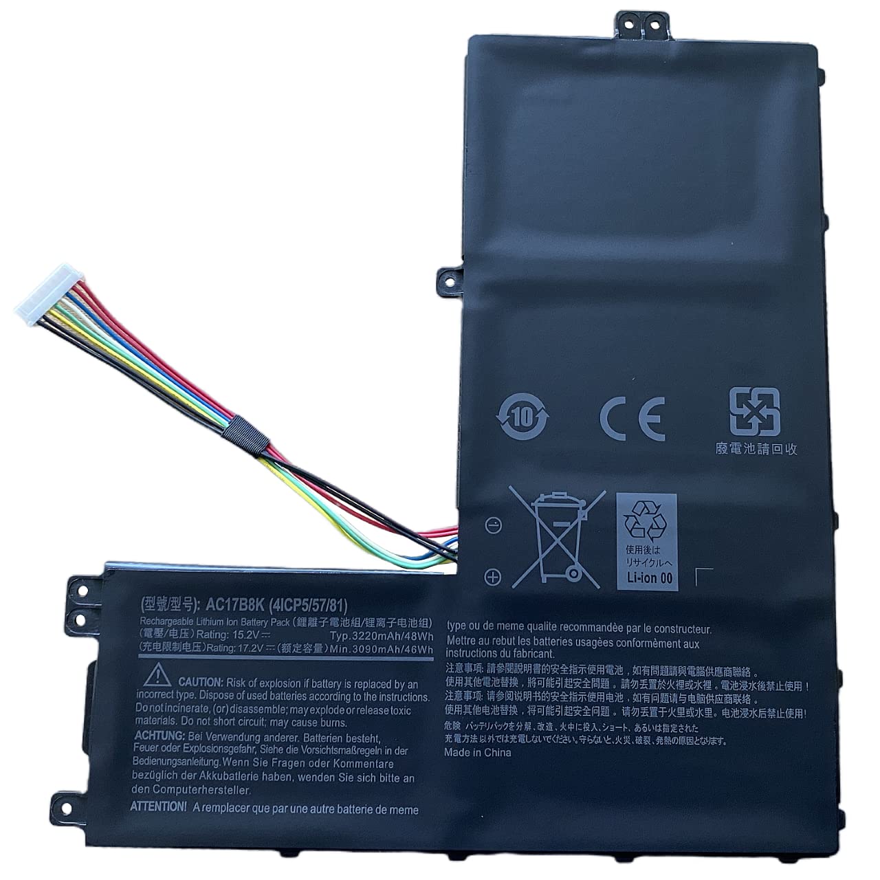 通用 HCSK AC17B8K Laptop Battery Replacement for Acer Swift 3 SF315-52 SF315-52G SF315-52-33KX SF315-52-81FV SF315-52-83WQ SF315-52-87WN SF315-52G-51HV