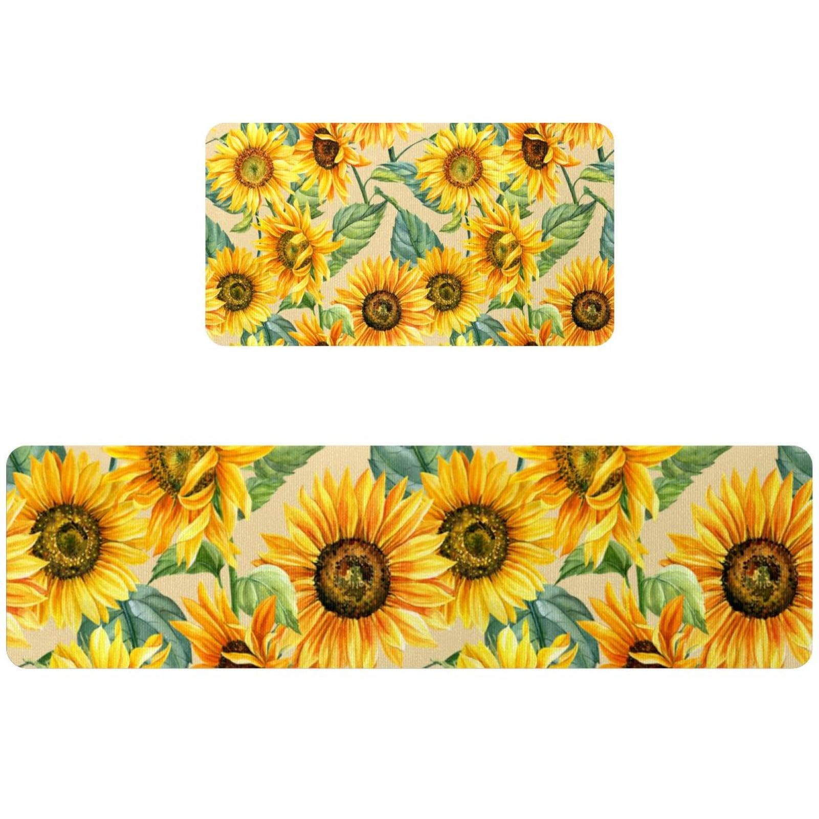 Tapis de cuisine absorbant et lavable lot de 2 pour éviter les sols glissants