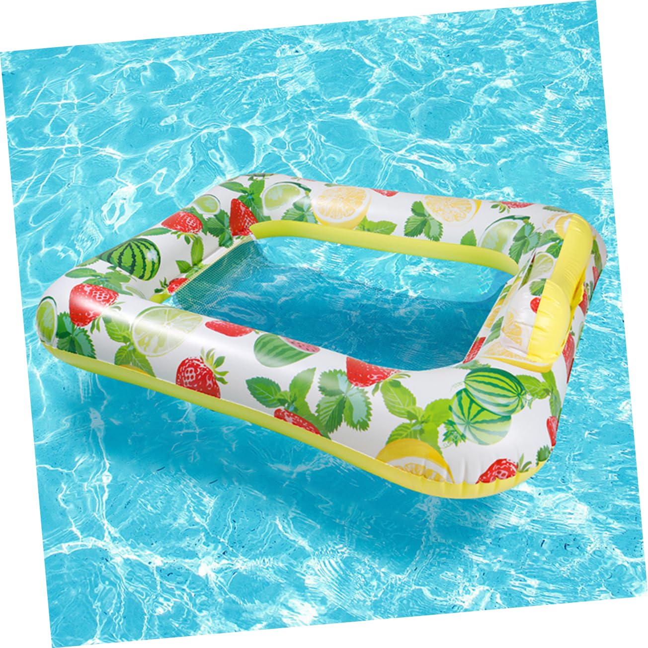 Poltrona Galleggiante Gonfiabile Quadrata in PVC per Piscina