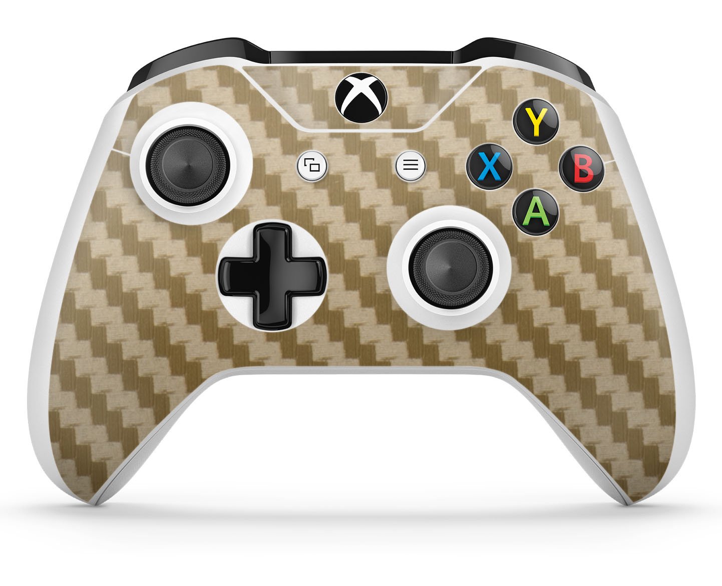 giZmoZ n gadgetZ 1 x Carbon Gold Compatible with Xbox One S Controller Skins Full Wrap Vinyl Sticker