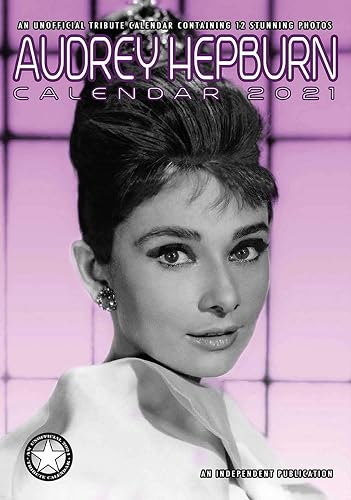 Audrey Hepburn Calendar - Calendars 2020 - 2021 Wall Calendars - Poster Calendar - 12 Month Calendar by Dream