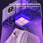 Portable Clothes Dryer - Mini Small Compact Foldable Quiet Fast-Drying Electric Machine with Adjustable Timer & UV Hygiene for Travel,RV, Home,Apartment