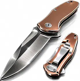 Canivete Premium de Bolso para Situações de Emergência Lâmina Ultra Afiada e Chassi Metálico Slim
