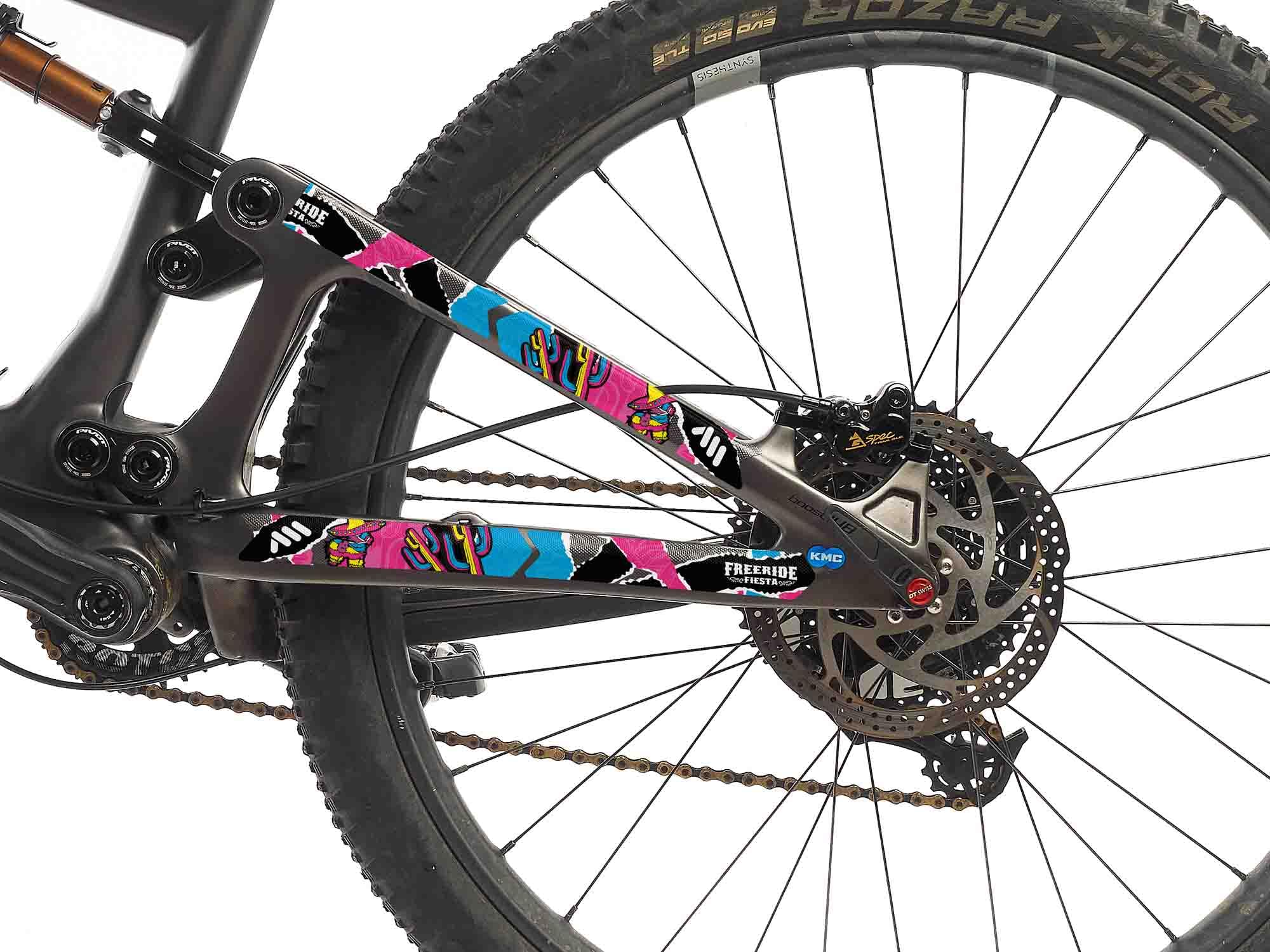 All Mountain Style | Protezione telaio bicicletta MTB | Protezione adesiva telaio bici modello extra con 10 protezioni | Protegge la tua bici da graffi e urti