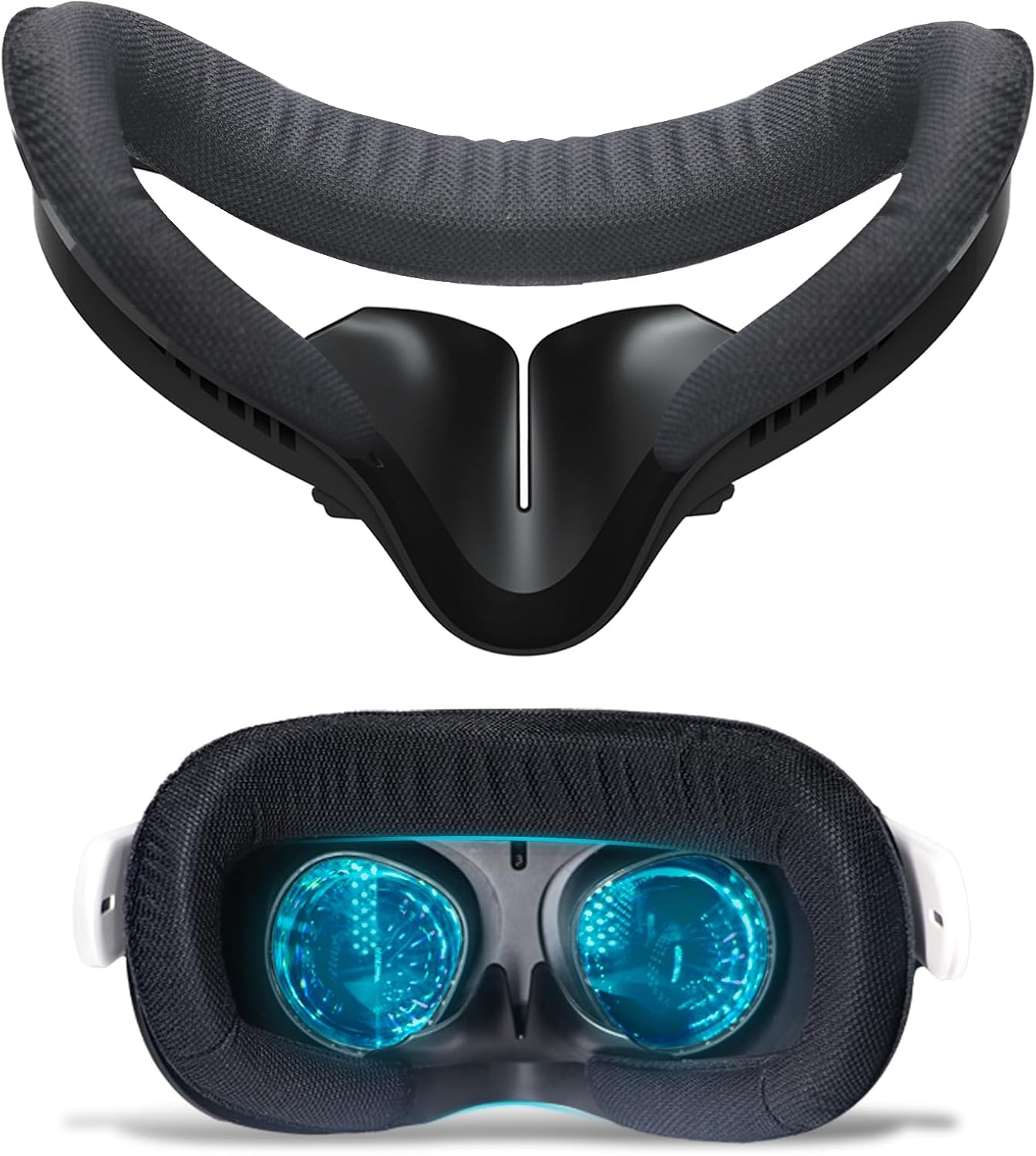 Compatible with Oculus Quest 2 Face Bracket Replacement,VR Breathable Foam Face Pad Protective for Meta Quest 2,Comfortable Face Cover Cushion VR Accessories