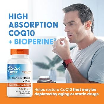 Amazon.com: Doctor's Best High Absorption CoQ10 with BioPerine ...