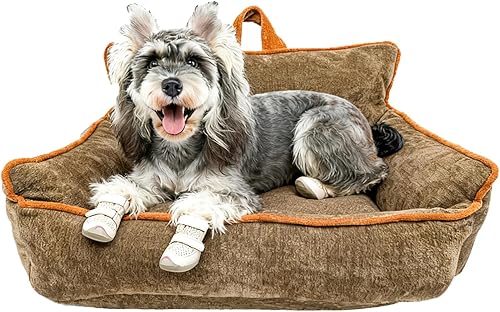 Miniatura 14 de Cama ortopédica para perros con espuma viscoelástica, cama lavable de felpa para perros pequeños, medianos y grandes, acogedora cama para perros