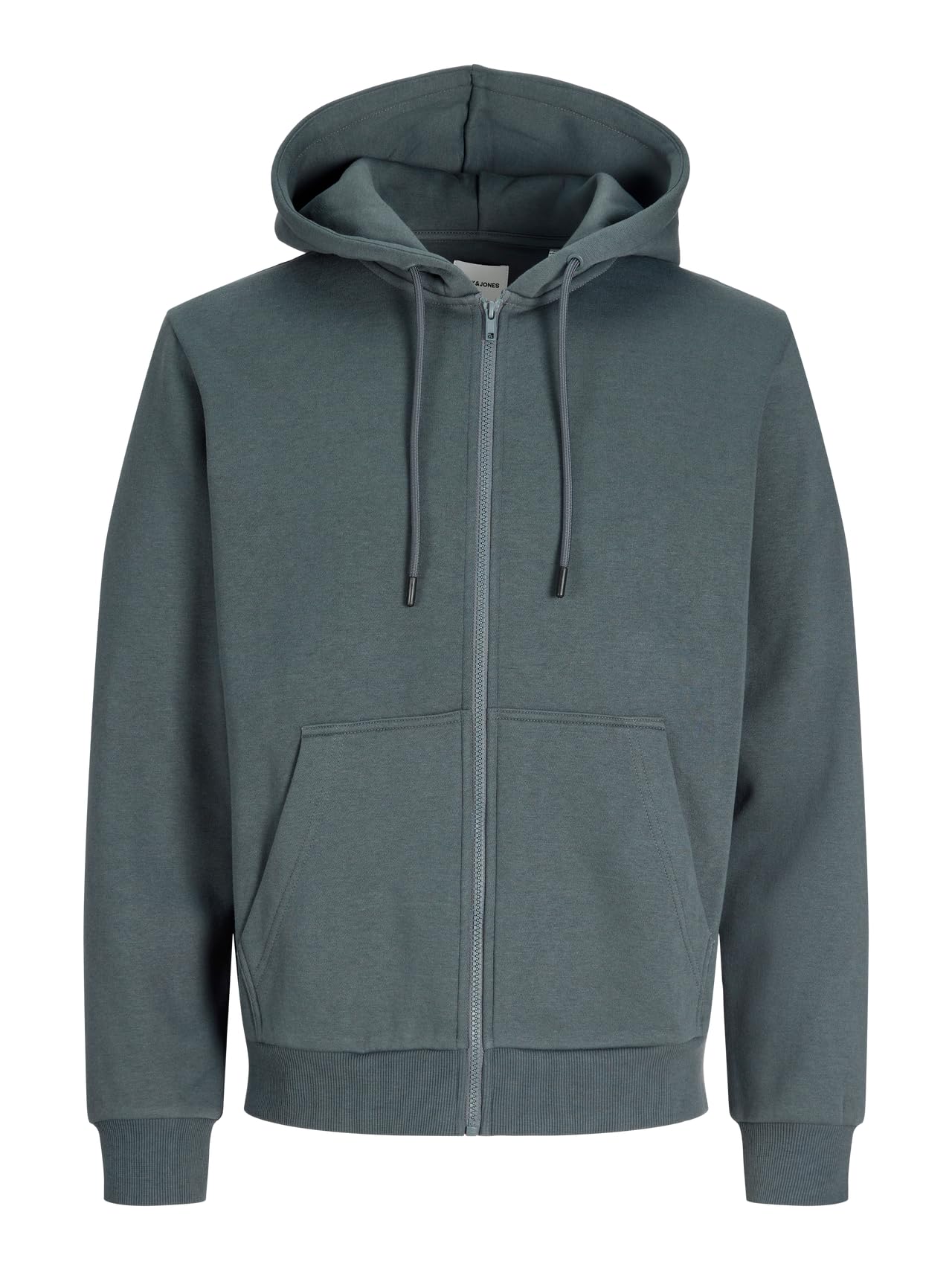 JACK & JONES Plus Size Felpa con Cappuccio E Zip Semplice