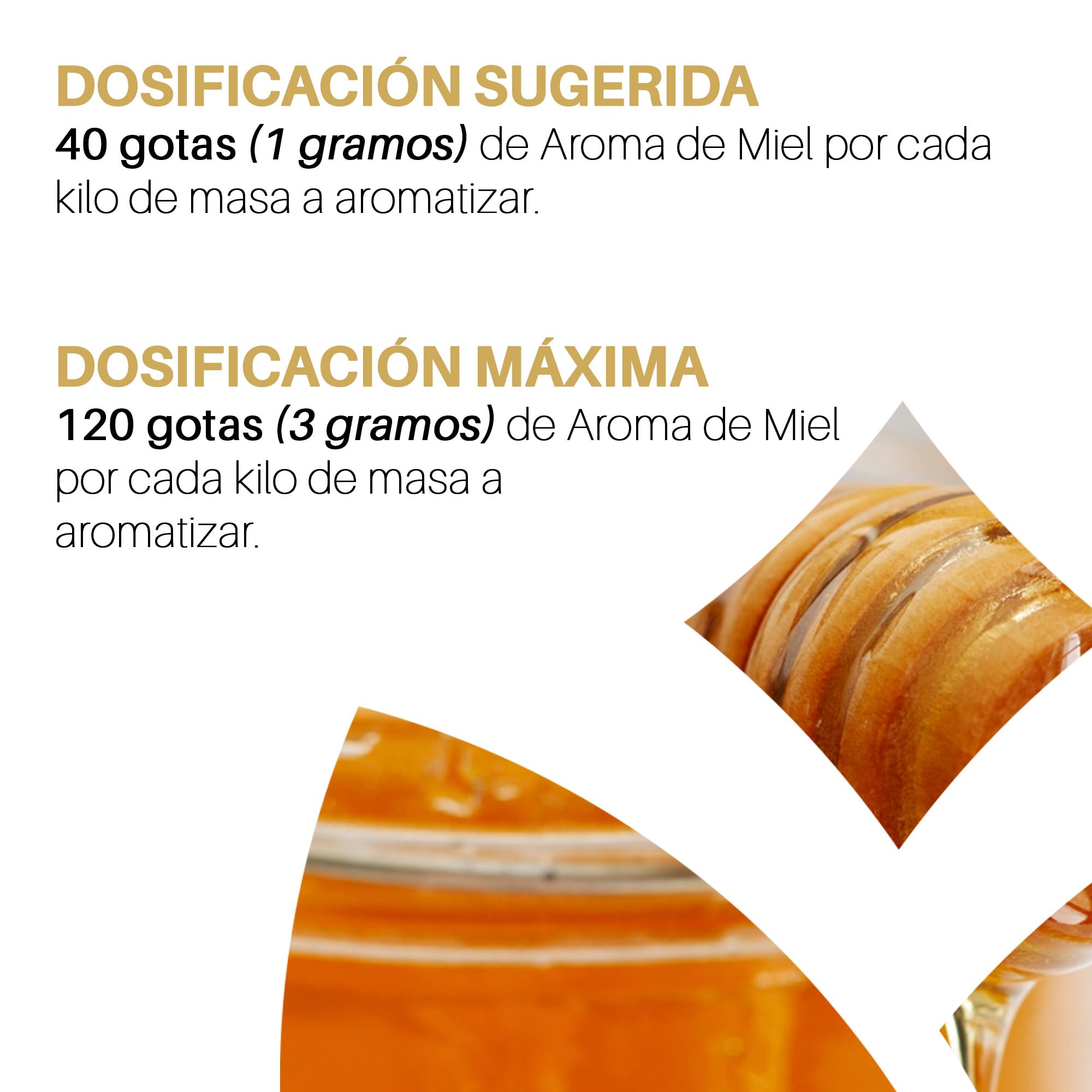 LUIZ AROMAS | Aroma Miel - Aroma Alimentario en Gotas para dulces de Hornear, Pasteles, Bizcochos y Tartas | Producto Vegano sin Calorías y sin Azucar | Producto 100% Italiano (50g)