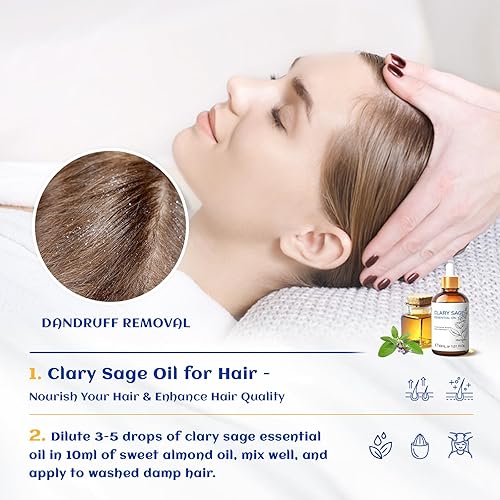 Miniatura 318 de HIQILI Aceite esencial de albahaca de 1 fl oz, 100% puro sin diluir para la piel, difusor, 1.0 fl oz