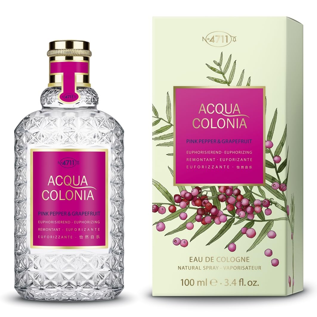4711 Acqua Colonia Pink Pepper & Grapefruit Eau de Cologne 100ml Natural Spray