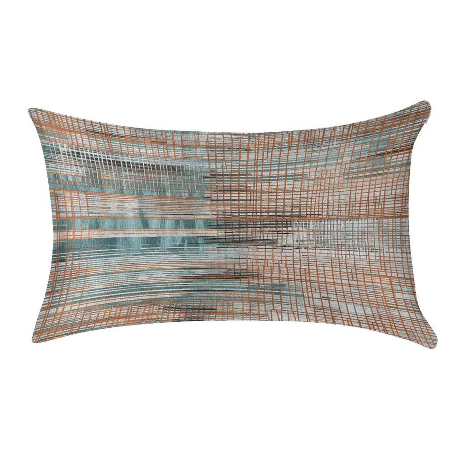 Fekiloot Style Orange Abstract Pattern Pillow Covers Home Decor Pillow Cases