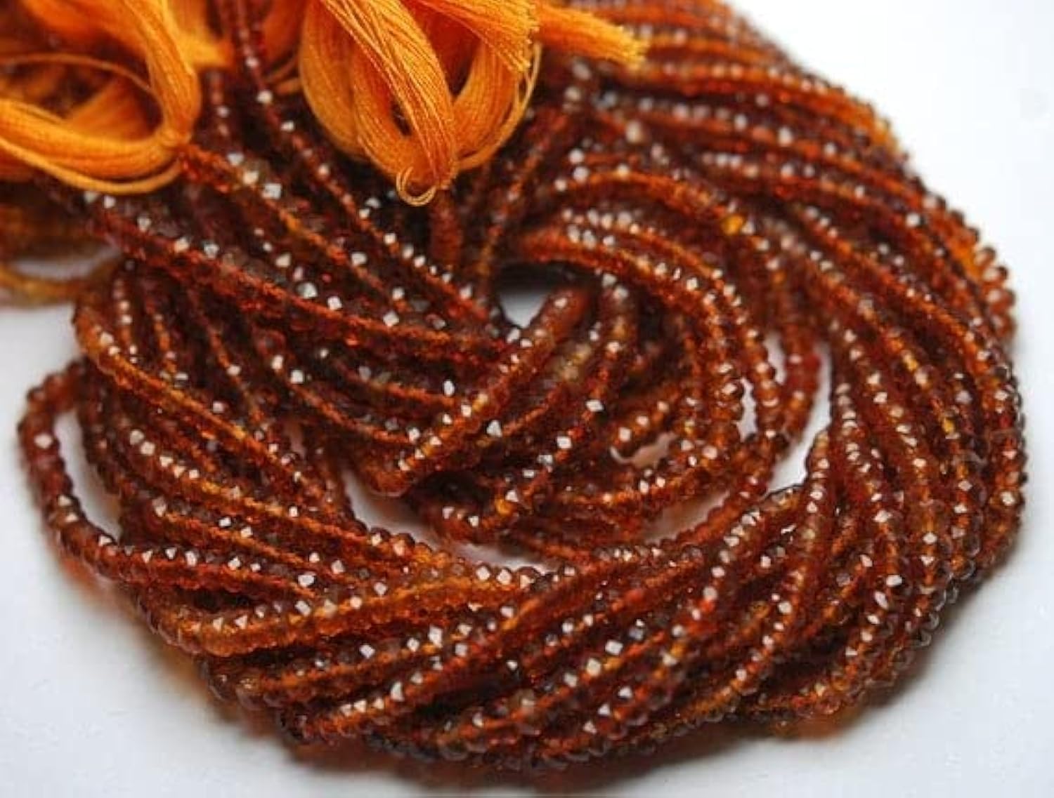 Rondelles citrine madère 3mm LKBEADS | Fini les pierres ternes pour vos bijoux