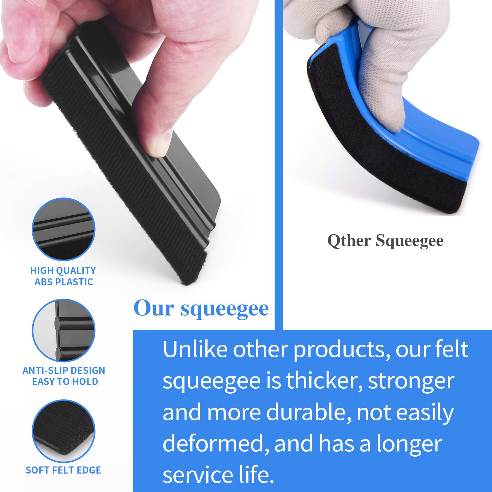 Sticker Squegee Small Squeegee Ford Logo Sticker Pack 3-Piece Vinyl Wrap Tool Kit - 8 ...