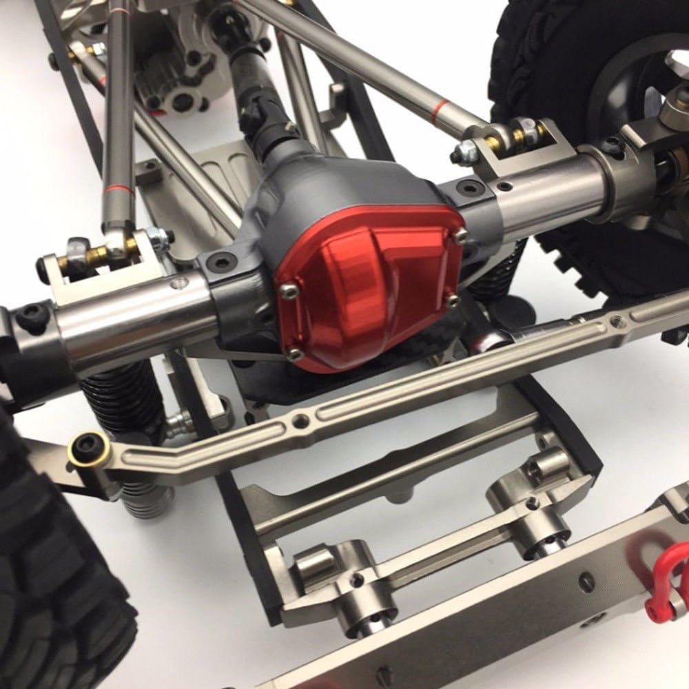 Aluminum Axle Rear Axle FitFor 1/10 RC Rock Crawler AXIAL SCX10 Honcho (Rear Axle)