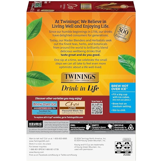Té Negro Chai en Cápsulas K-Cup 48 Unidades miniatura 5
