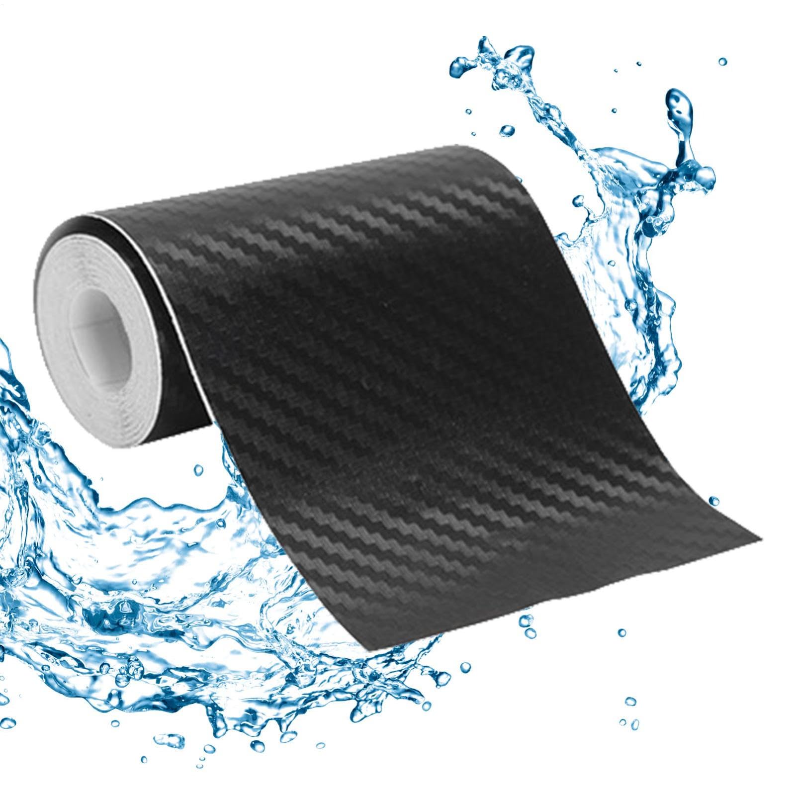 Generisch Nastro adesivo in fibra di carbonio – 3D Wrap Detailing Film | Adesivo autoadesivo in twill per bagagliaio, paraurti, parafango, cruscotto